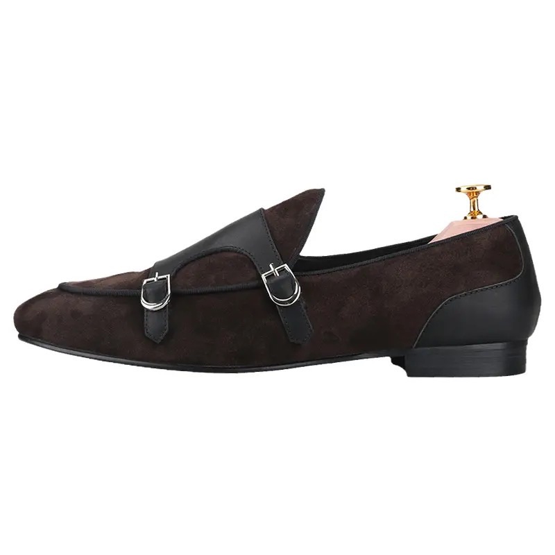 Men’s Monk Dark Brown Loafers